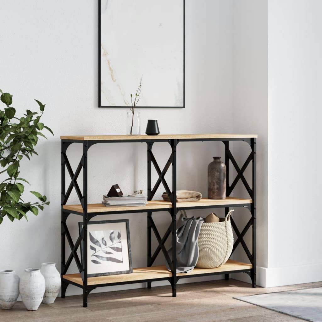 vidaXL Console Table 200x28x80.5 cm Engineered Wood
