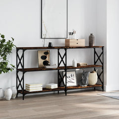 vidaXL Console Table 200x28x80.5 cm Engineered Wood