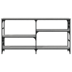 vidaXL Console Table Grey Sonoma 150x29x76.5 cm Engineered Wood 4