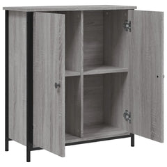 vidaXL Sideboard Grey Sonoma 70x30x80 cm Engineered Wood 5