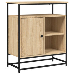 vidaXL Sideboard Sonoma Oak 69x35x80 cm Engineered Wood 2