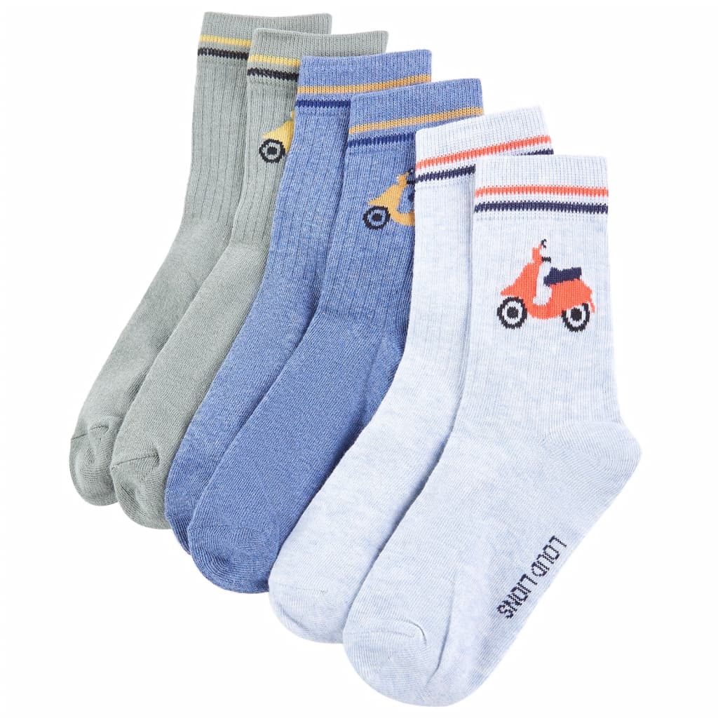 vidaXL Kids'Socks 5 Pairs EU 23-26 1