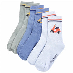 vidaXL Kids'Socks 5 Pairs EU 23-26 1