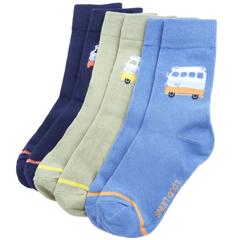 vidaXL Kids'Socks 5 Pairs EU 23-26 1