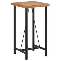 vidaXL Bar Table 55x55x107 cm Solid Wood Acacia and Iron 1