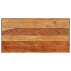 vidaXL Bar Table 110x55x107 cm Solid Wood Acacia and Iron 4