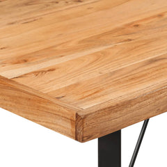 vidaXL Bar Table 110x55x107 cm Solid Wood Acacia and Iron 5