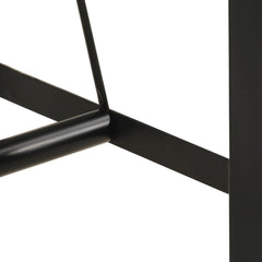 vidaXL Bar Table 150x70x107 cm Solid Wood Reclaimed and Iron 6