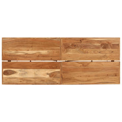 vidaXL Bar Table 180x70x107 cm Solid Wood Acacia and Iron 4