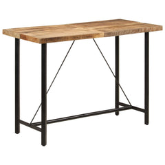 vidaXL Bar Table 150x70x107 cm Solid Wood Mango and Iron 1