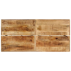 vidaXL Bar Table 150x70x107 cm Solid Wood Mango and Iron 4