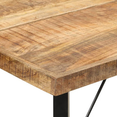 vidaXL Bar Table 150x70x107 cm Solid Wood Mango and Iron 5