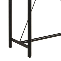 vidaXL Bar Table 150x70x107 cm Solid Wood Mango and Iron 6