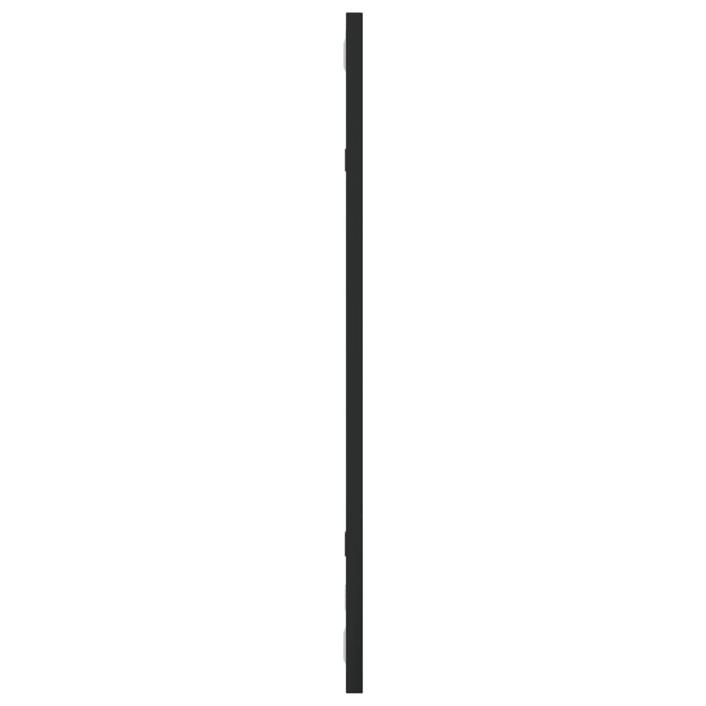 vidaXL Wall Mirror Black 30x60 cm Rectangle Iron 4