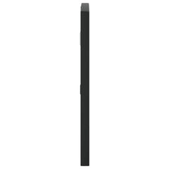 vidaXL Wall Mirror Black 60x30 cm Arch Iron 4
