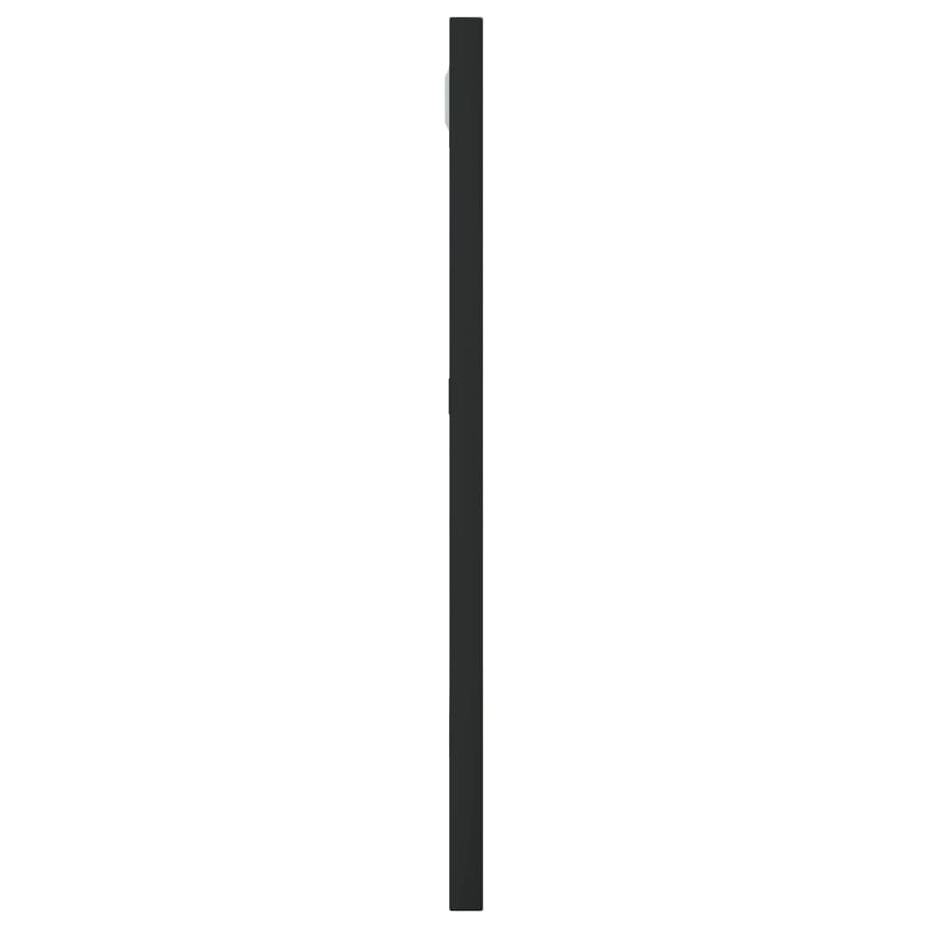 vidaXL Wall Mirror Black 30x40 cm Rectangle Iron 4