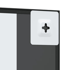 vidaXL Wall Mirror Black 30x40 cm Rectangle Iron 6