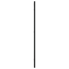 vidaXL Wall Mirror Black 30x80 cm Rectangle Iron 4