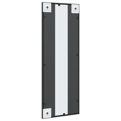 vidaXL Wall Mirror Black 30x80 cm Rectangle Iron 5
