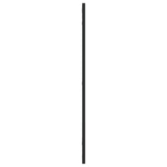 vidaXL Wall Mirror Black 50x80 cm Rectangle Iron 4
