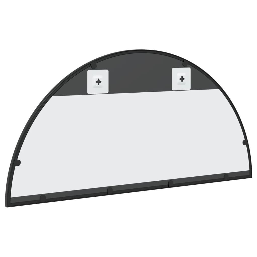 Wall Mirror Black Arch Iron 80 cm 40 cm