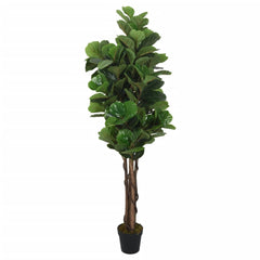 Artificial Fiddle Leaf Fig Tree Leaves Green