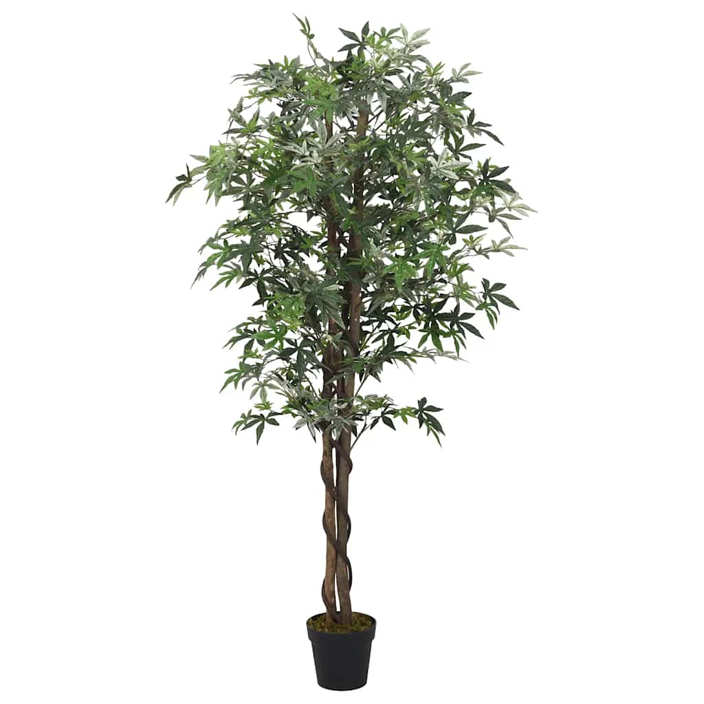 vidaXL Artificial Maple Tree 224 Leaves 80 cm Green 1