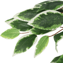 vidaXL Artificial Ficus Tree 378 Leaves 80 cm Green 3