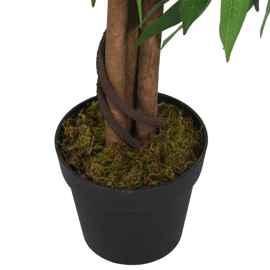 vidaXL Artificial Mango Tree 300 Leaves 80 cm Green 4