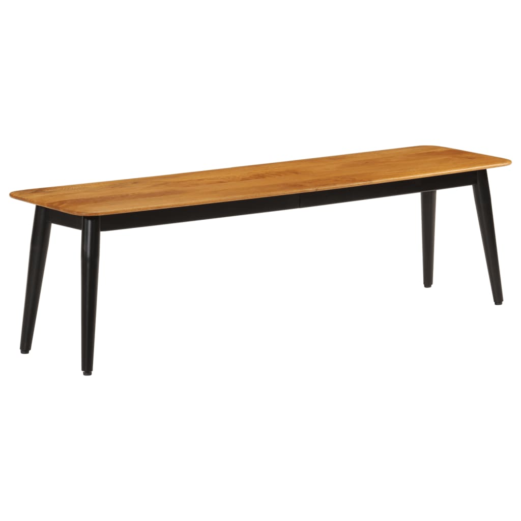 Bench 160x40x45 cm Solid Wood Mango Dark brown
