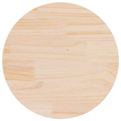 vidaXL Table Top Round Ø70x3 cm Solid Wood Pine 2