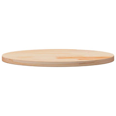 vidaXL Table Top Round Ø70x3 cm Solid Wood Pine 3