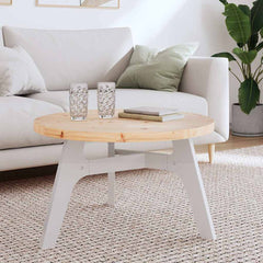 vidaXL Table Top Round Ø70x3 cm Solid Wood Pine 1