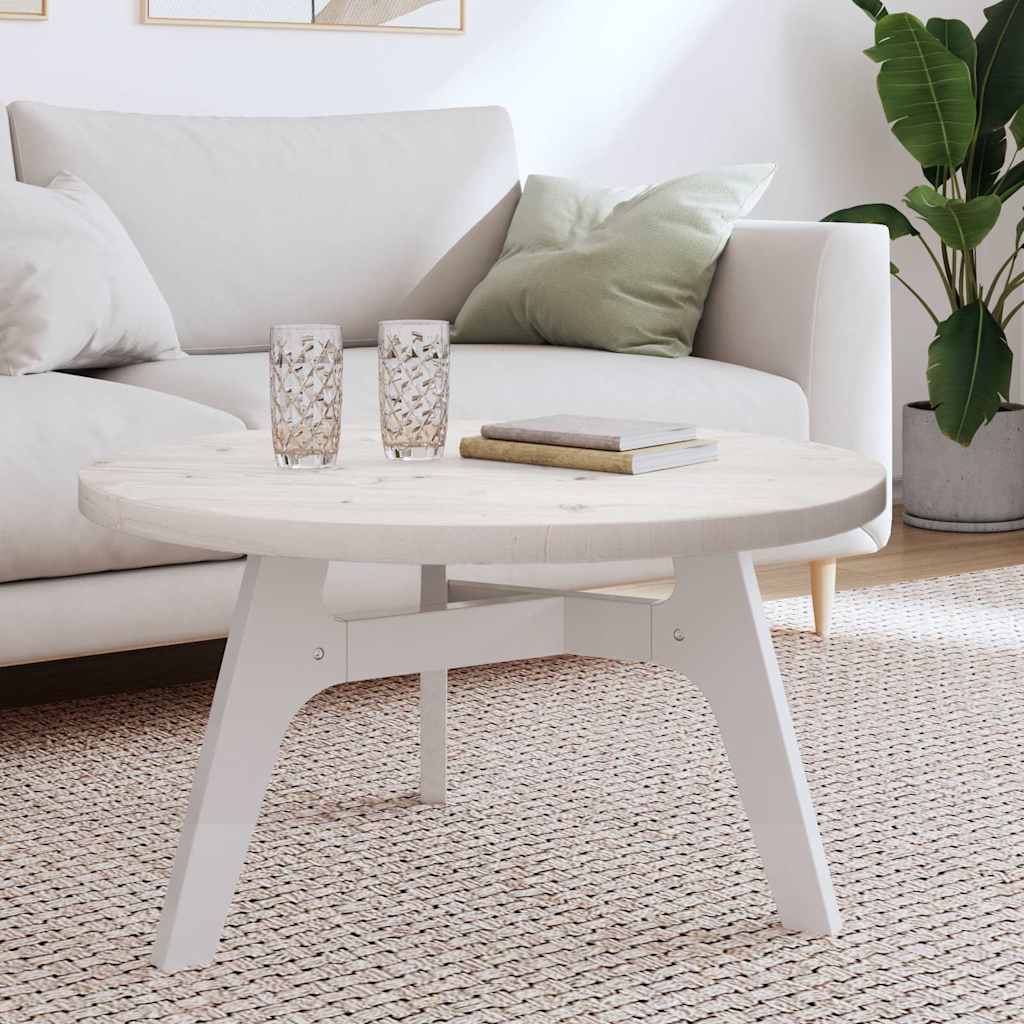 vidaXL Table Top Round Ø30x3 Solid Wood Pine