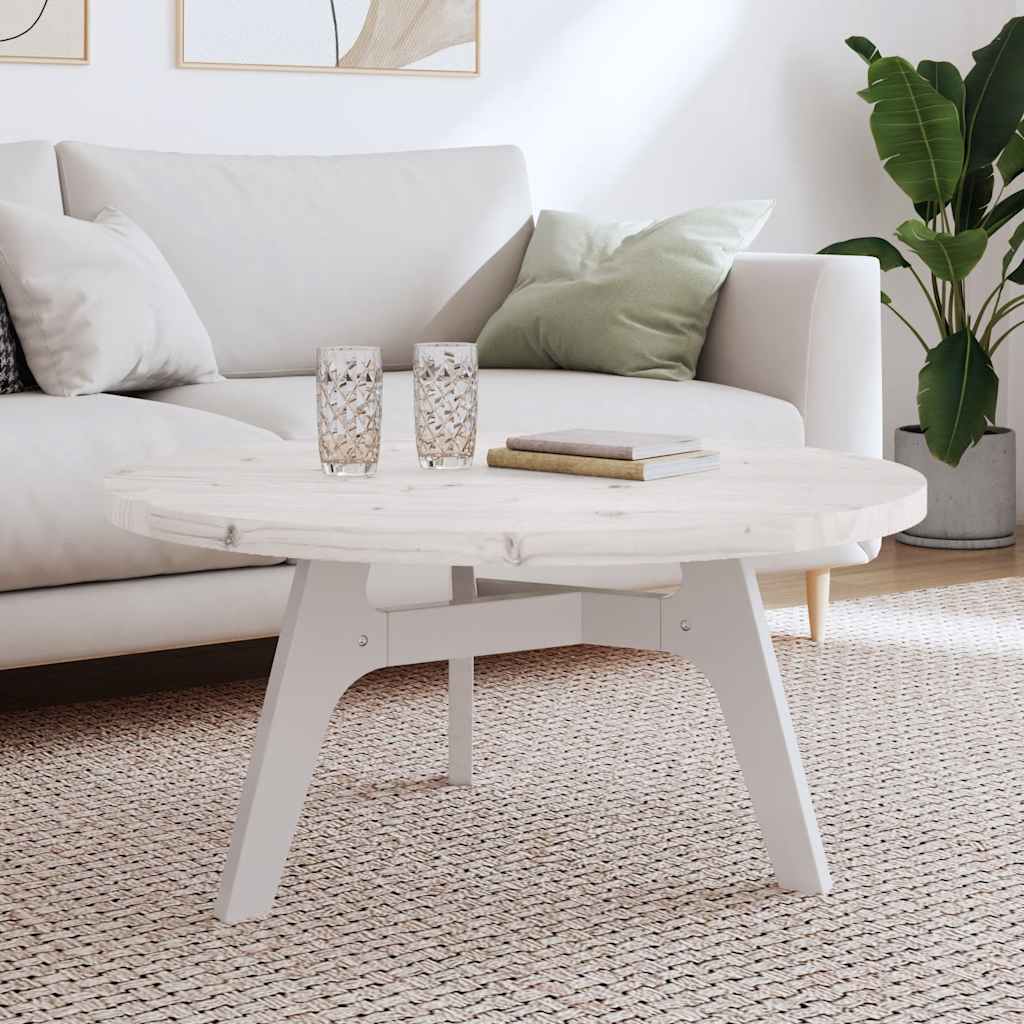 vidaXL Table Top Round Ø30x3 Solid Wood Pine