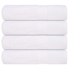 vidaXL Shower Towels "FROGN" 4 pcs White 70x140 cm 360 gsm 1
