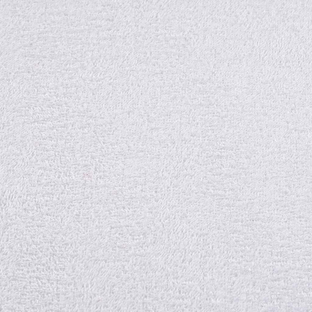 vidaXL Shower Towels "FROGN" 4 pcs White 70x140 cm 360 gsm 5