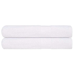 vidaXL Towels "FROGN" 2 pcs White 100x200 cm 360 gsm 1