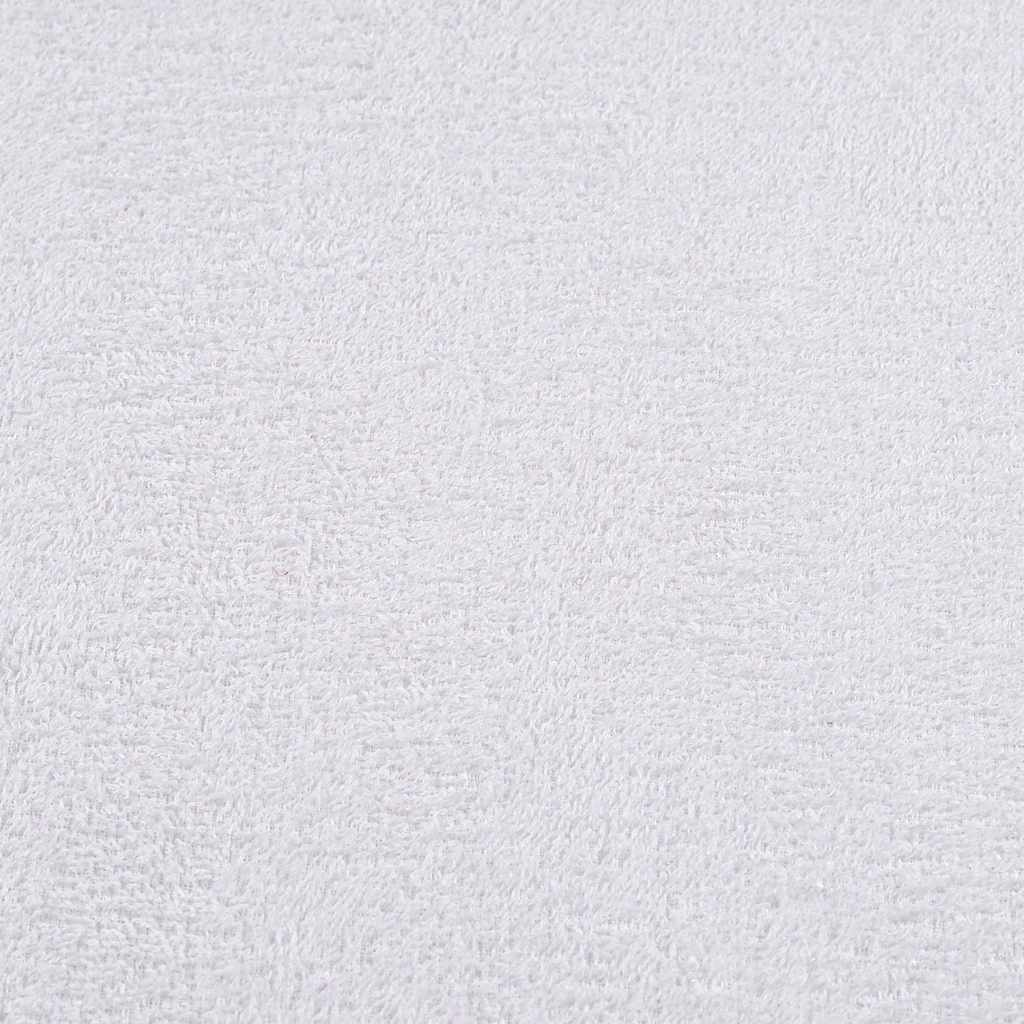 vidaXL Towels "FROGN" 4 pcs White 100x200 cm 360 gsm 5
