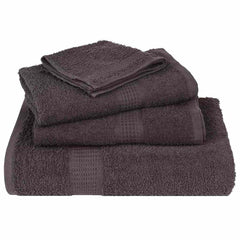 vidaXL Shower Towels "FROGN" 4 pcs Anthracite 70x140 cm 360 gsm 4