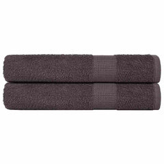 vidaXL Sauna Towels "FROGN" 2 pcs Anthracite 80x200 cm 360 gsm 1