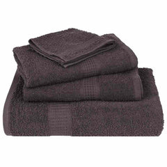 vidaXL Towels "FROGN" 2 pcs Anthracite 100x200 cm 360 gsm 4