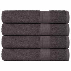 vidaXL Towels "FROGN" 4 pcs Anthracite 100x200 cm 360 gsm 1