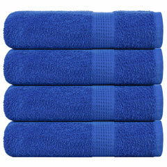 vidaXL Shower Towels "FROGN" 4 pcs Blue 70x140 cm 360 gsm 1
