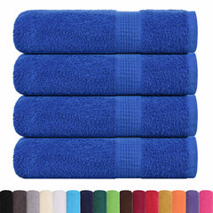 vidaXL Shower Towels "FROGN" 4 pcs Blue 70x140 cm 360 gsm 2