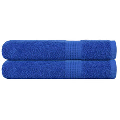 vidaXL Towels "FROGN" 2 pcs Blue 100x200 cm 360 gsm 1