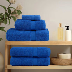 vidaXL Towels "FROGN" 2 pcs Blue 100x200 cm 360 gsm 3