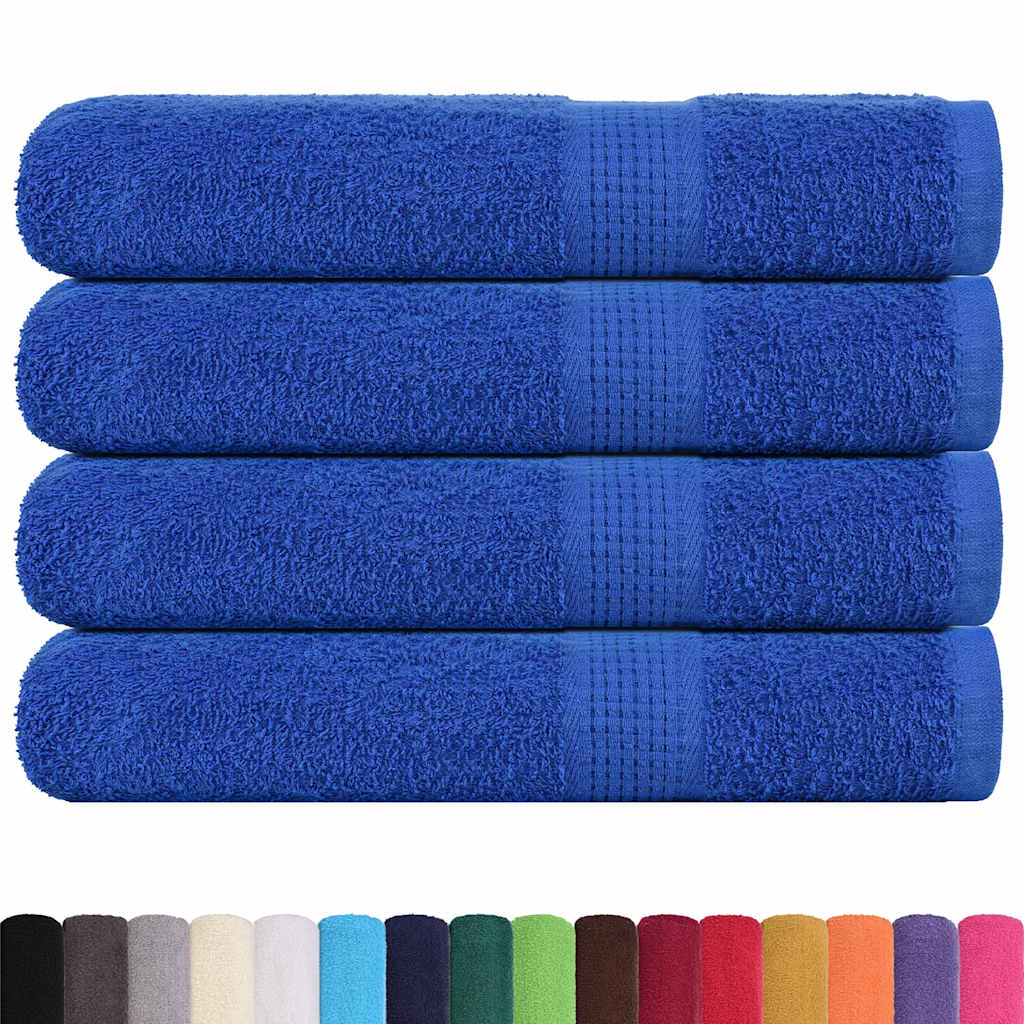 vidaXL Towels "FROGN" 4 pcs Blue 100x200 cm 360 gsm 2