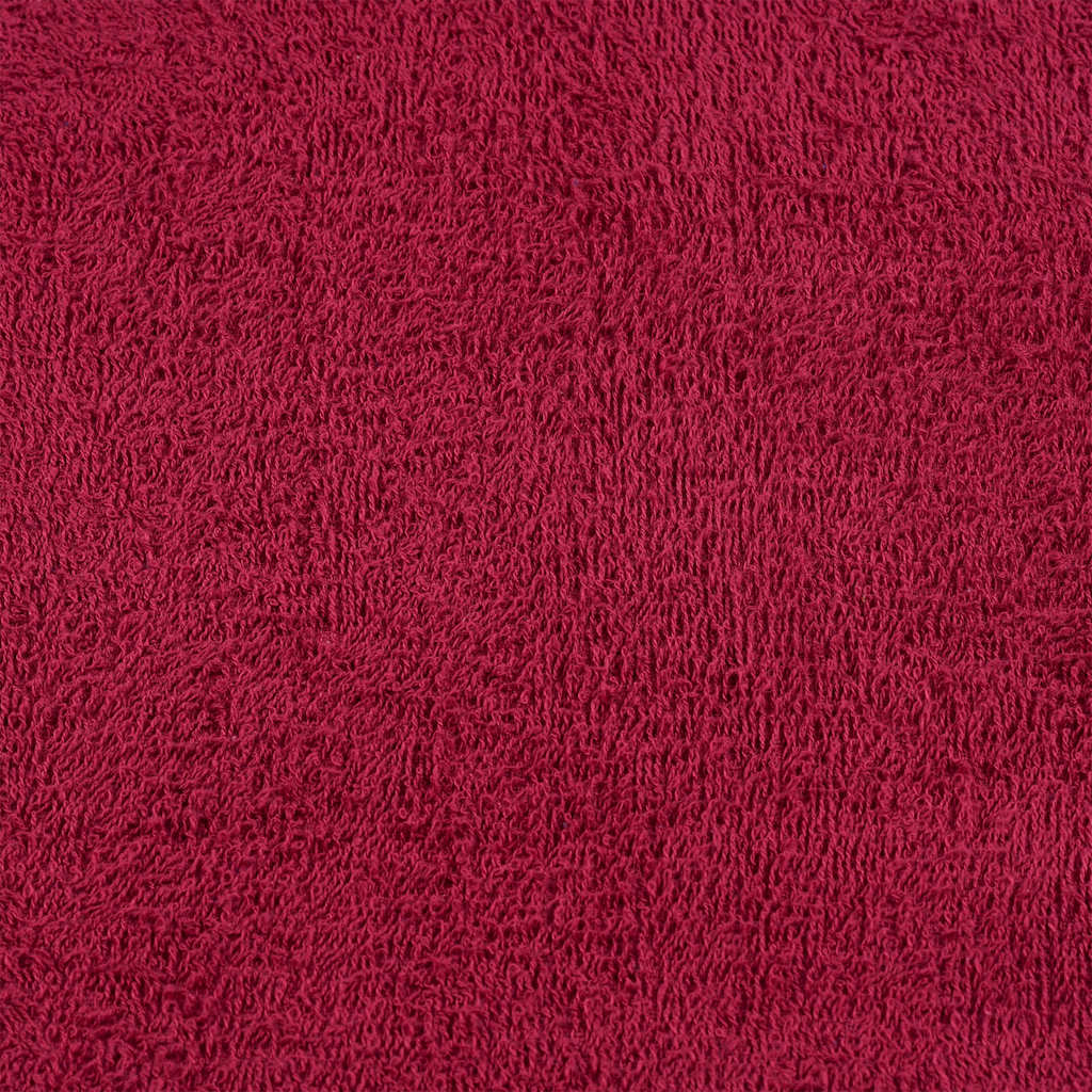 vidaXL Shower Towels "FROGN" 4 pcs Bordeaux 70x140 cm 360 gsm 5