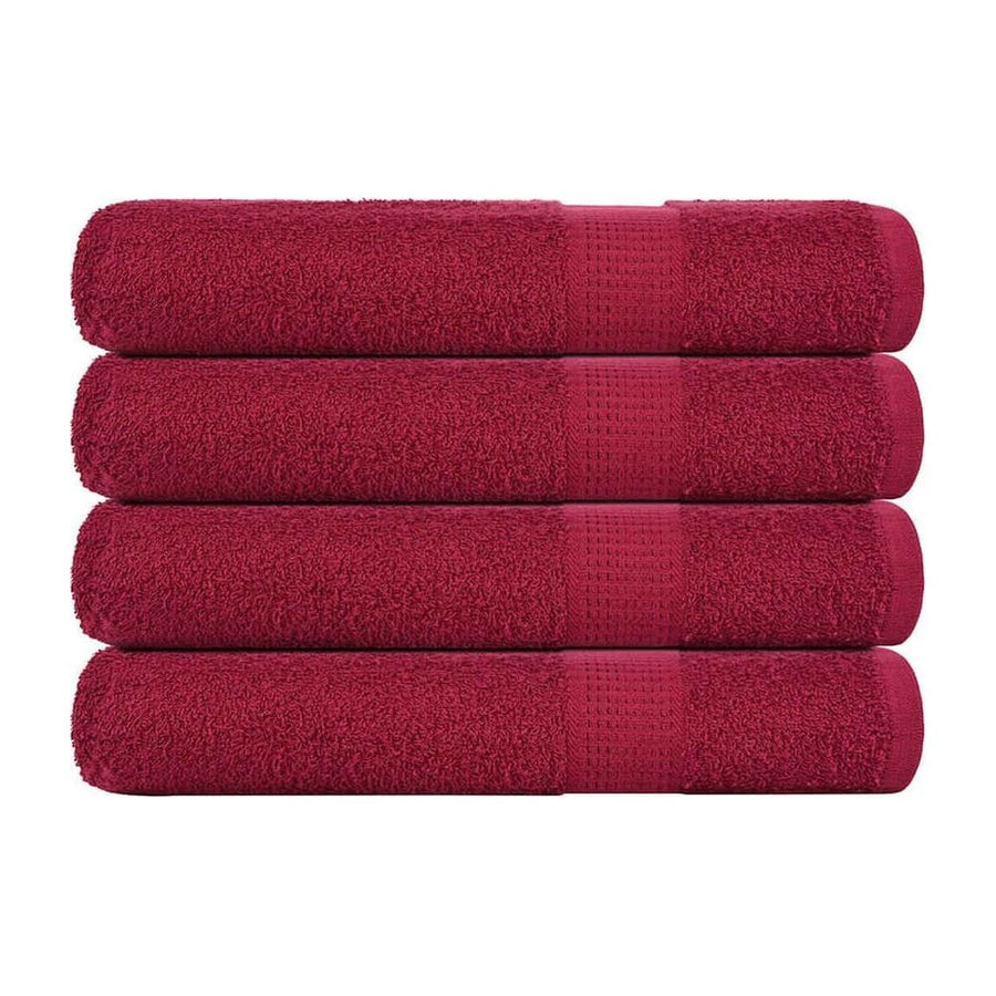 Towels "FROGN" 4 pcs Bordeaux 360 gsm